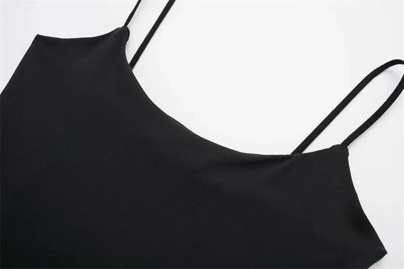 MUJER Sleeveless Backless Women's Bodysuit – Sexy Tight Bodycon Summer Top