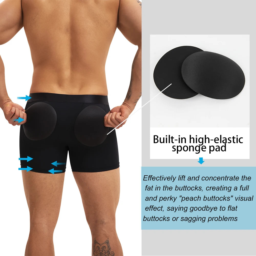 سراويل بوكسر رجالية لرفع المؤخرة
