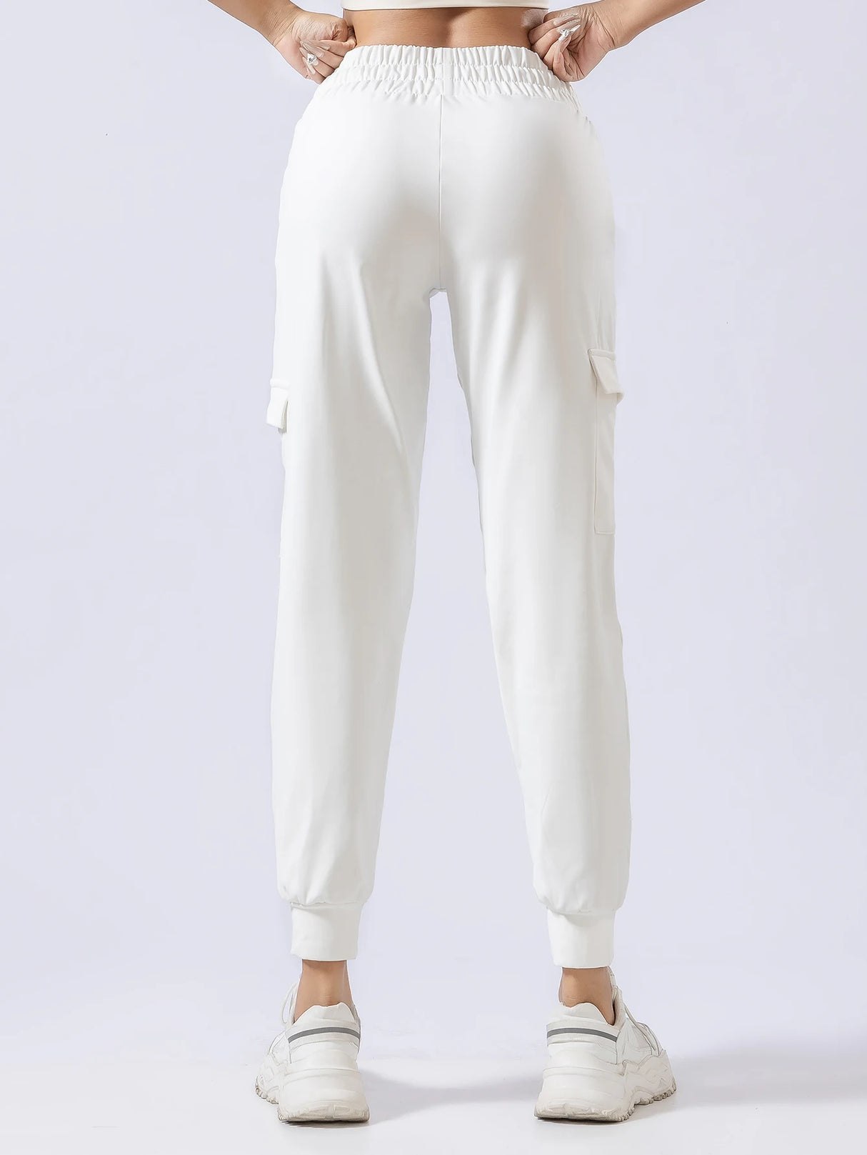 بنطلون رياضي شتوي من الصوف للنساء بمقاسات كبيرة