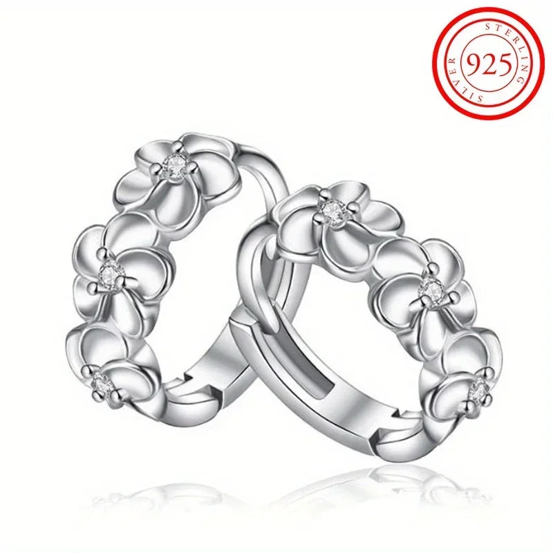 925 Sterling Silver Hoop Earrings