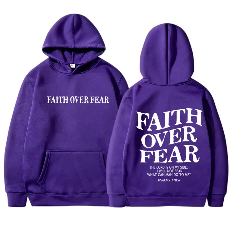 Men Faith Over Fear Hoodie