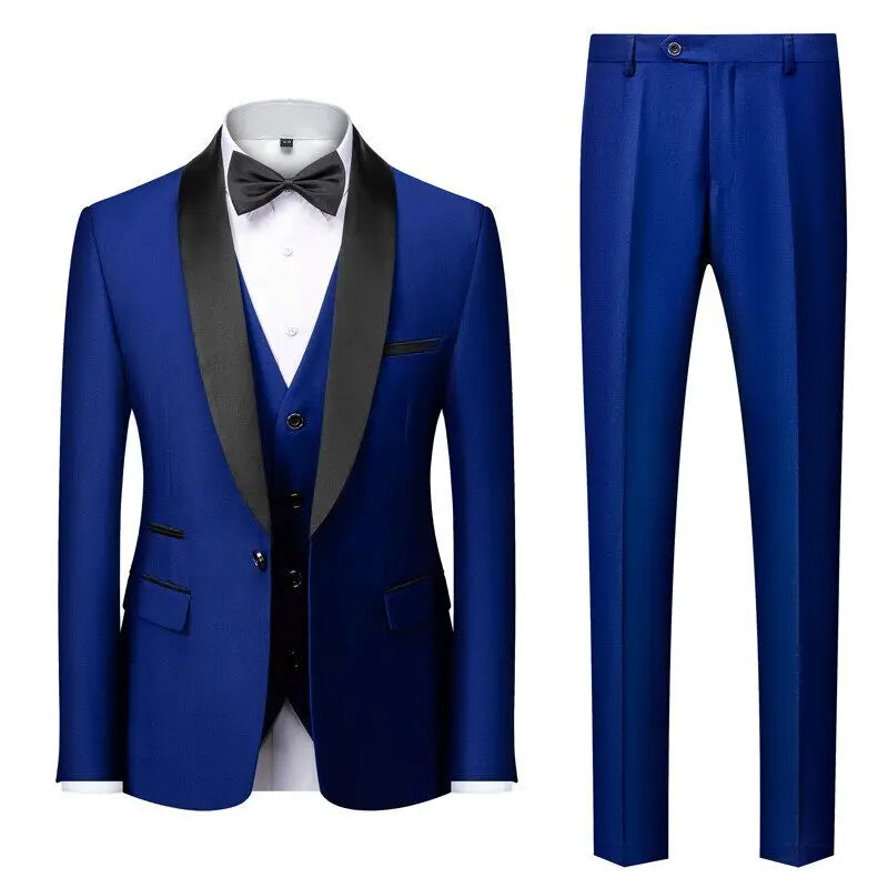 Men's Plus Size Suit – Business 3-Piece Outfit
