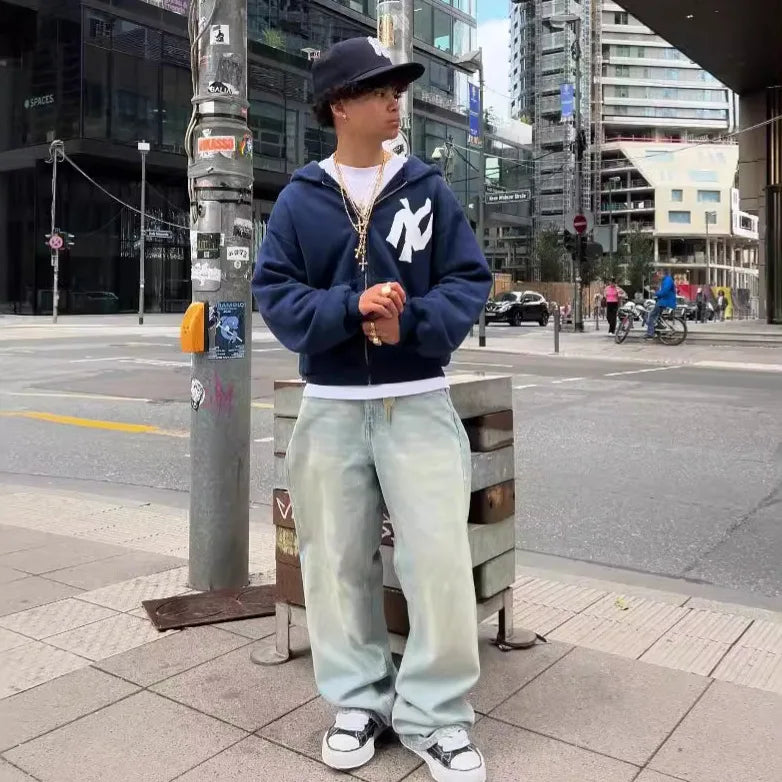 Women's Y2K Retro Letter Hoodie