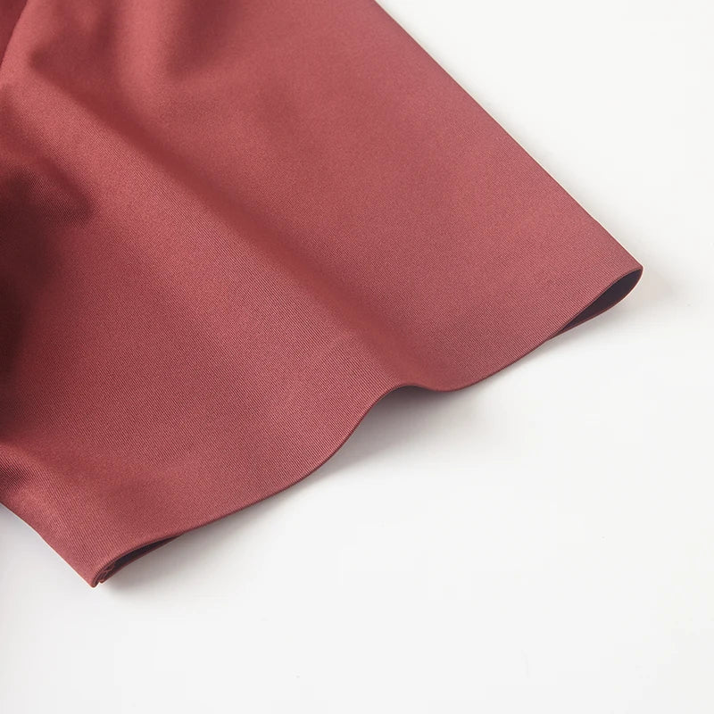 قميص رجالي مطاطي بأكمام قصيرة