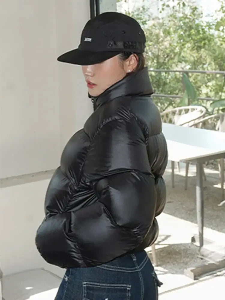 Women Cozy Short Winter Coat