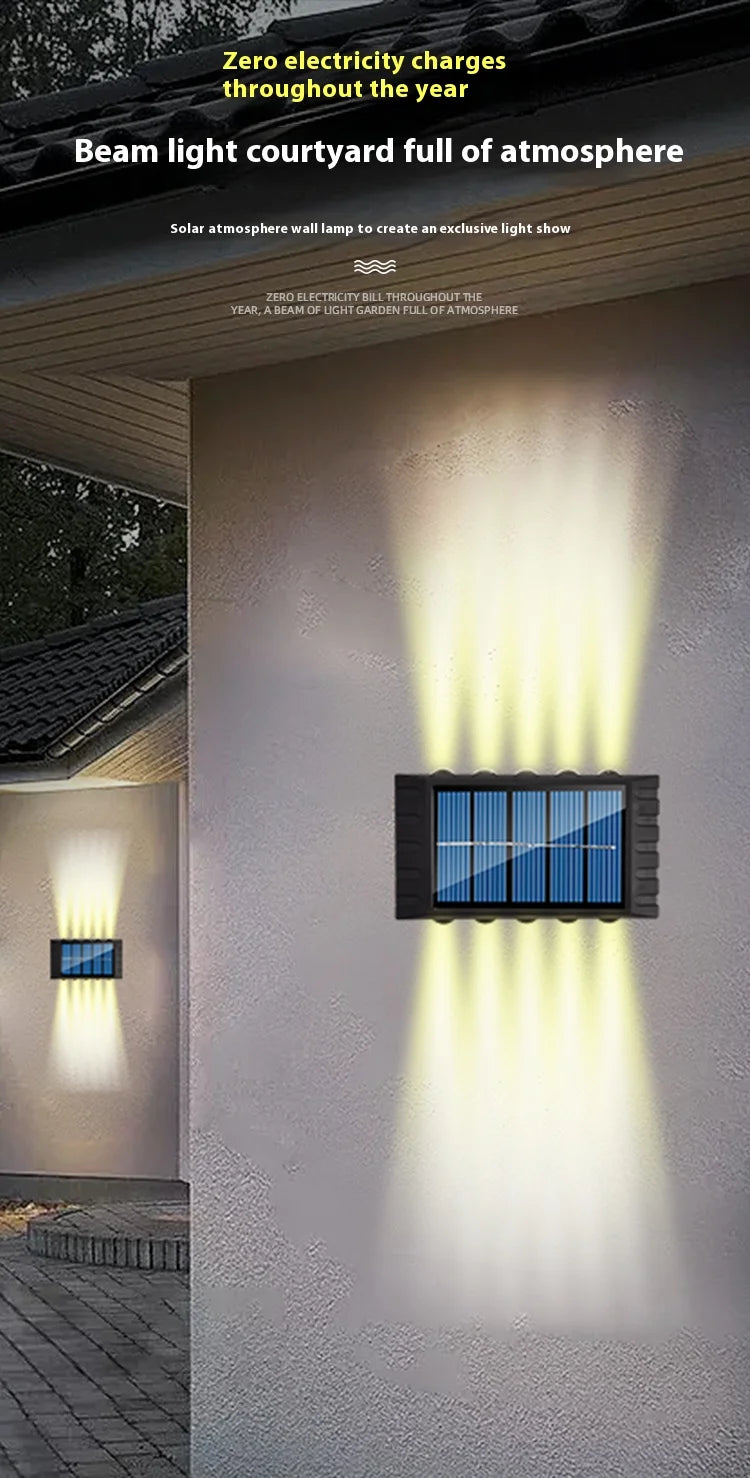 Solar LED Wall Lamp Up & Down Light