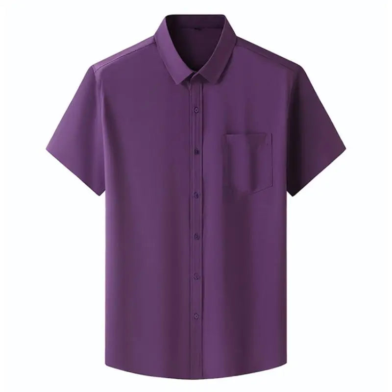 Men Plus Size Work Shirt