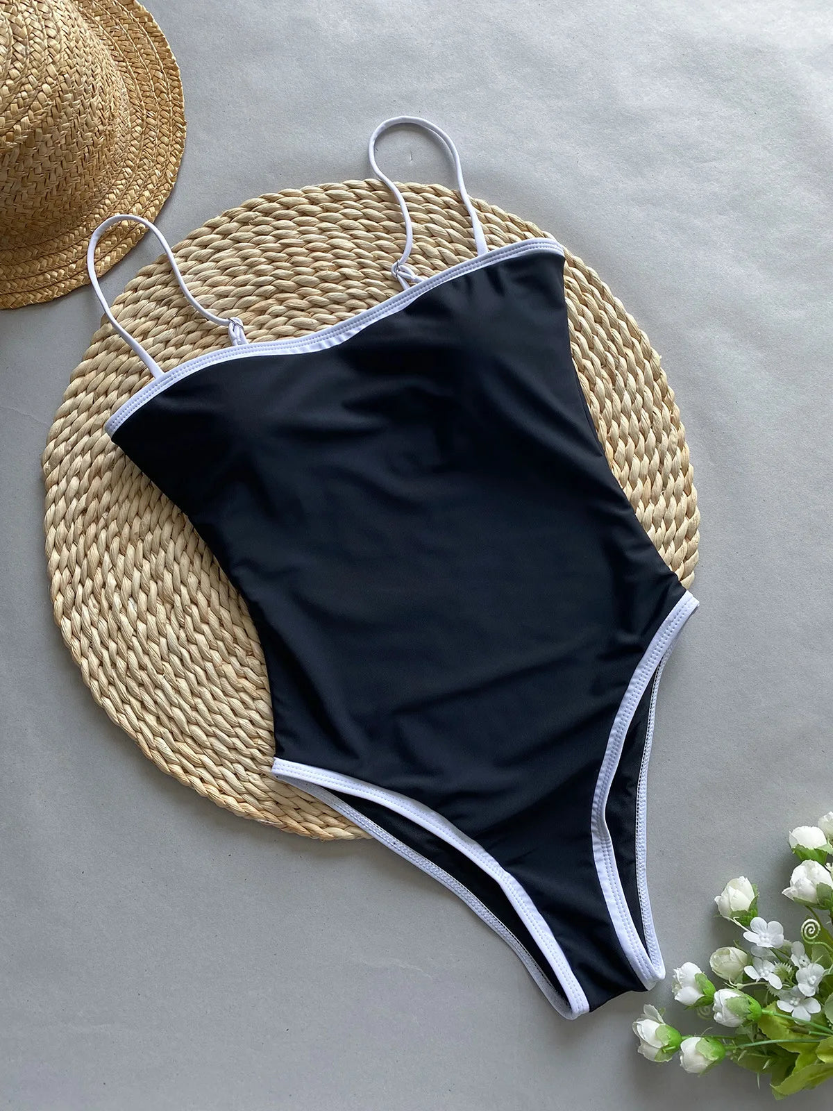 Vintage Bandeau Swimsuit