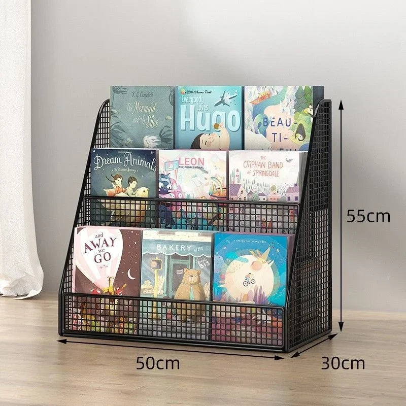 Kids Bookshelf Desk Organizer