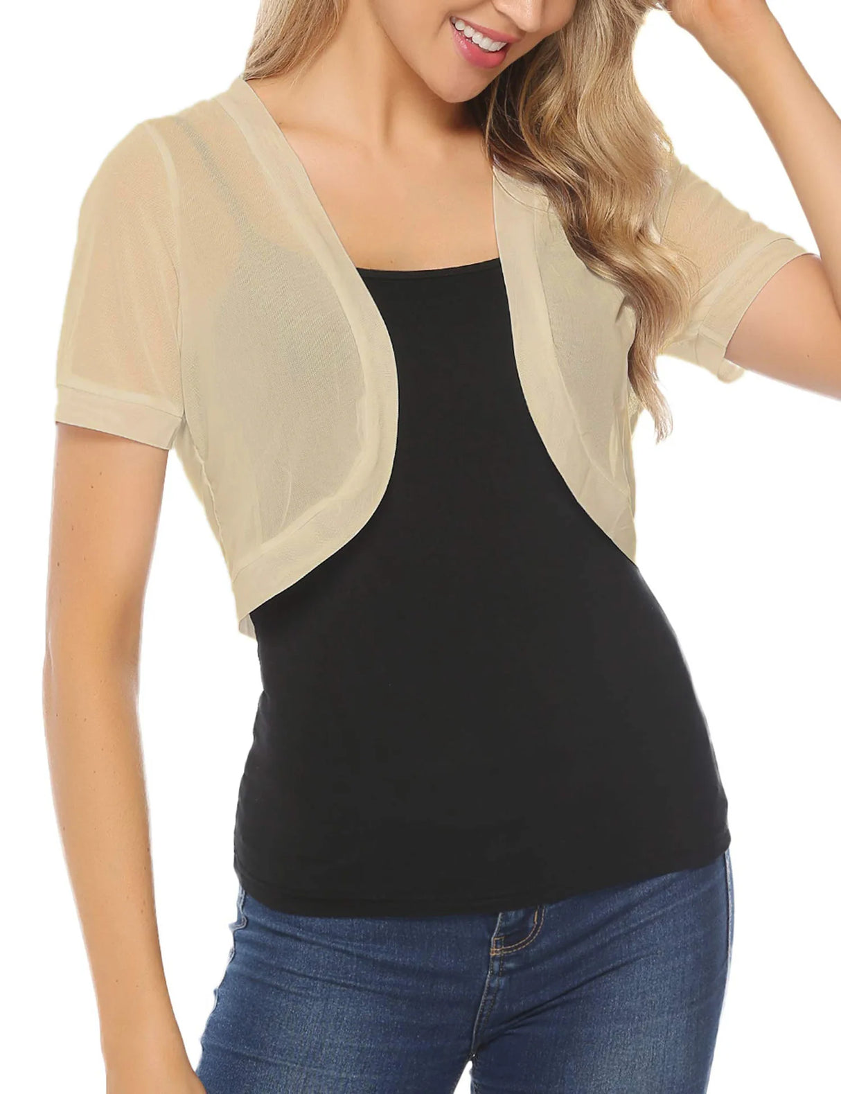 Summer Tulle Bolero Shrug Cropped Jacket