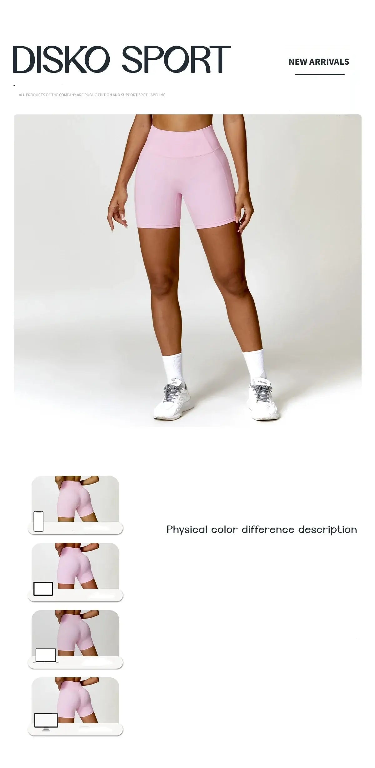 Women High Waist Yoga Fitness Shorts