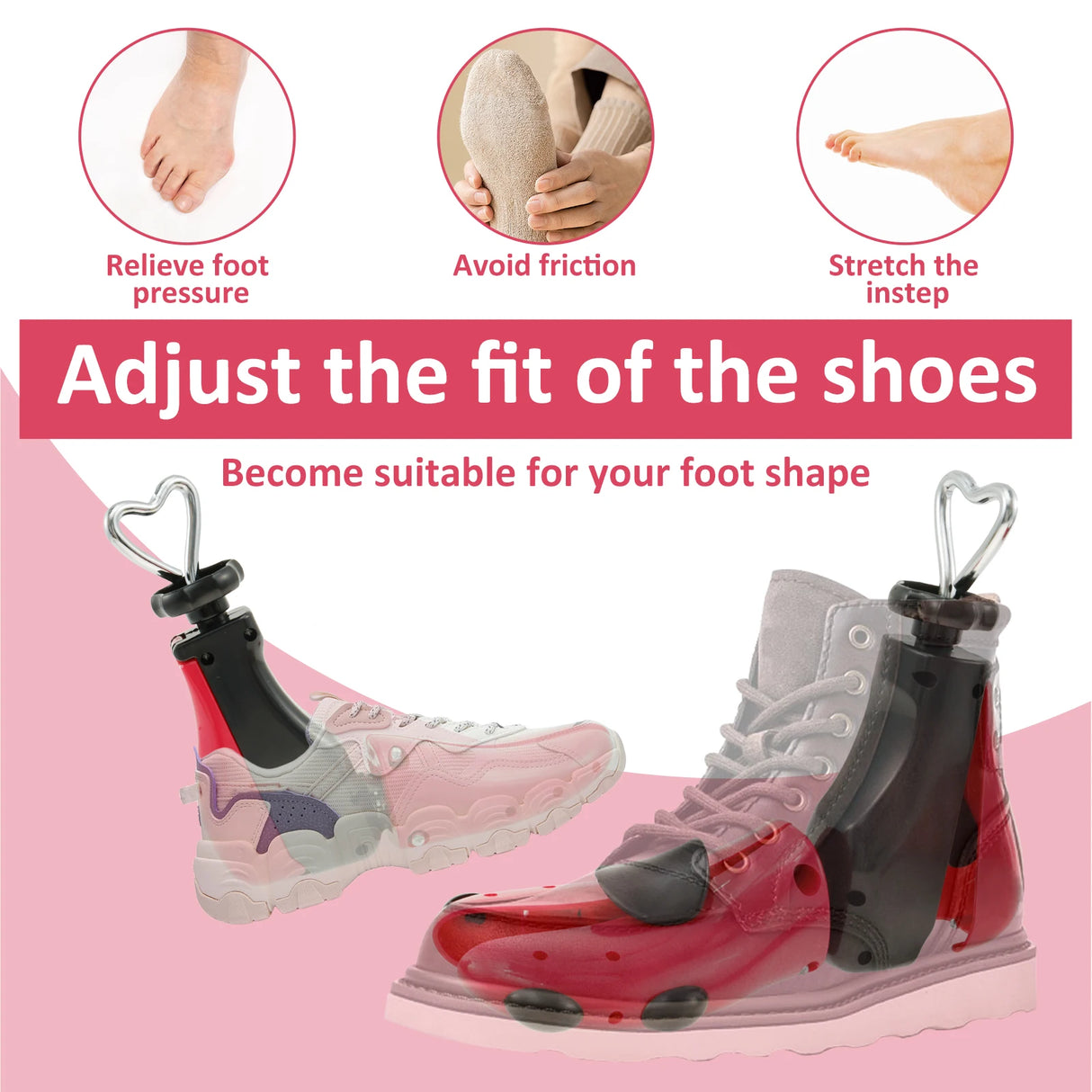 نقالة أحذية عالمية للنساء