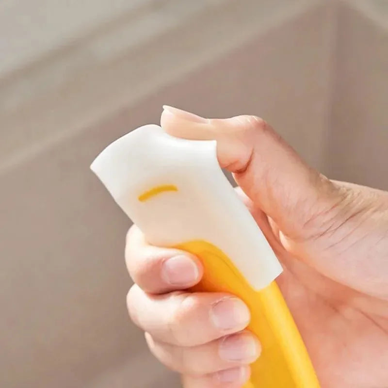 Kitchen Pan & Dish Cleaning Scraper – Soft Blade Brush