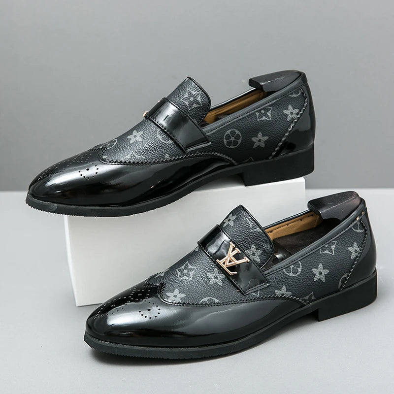 Men British Style Leather Shoes