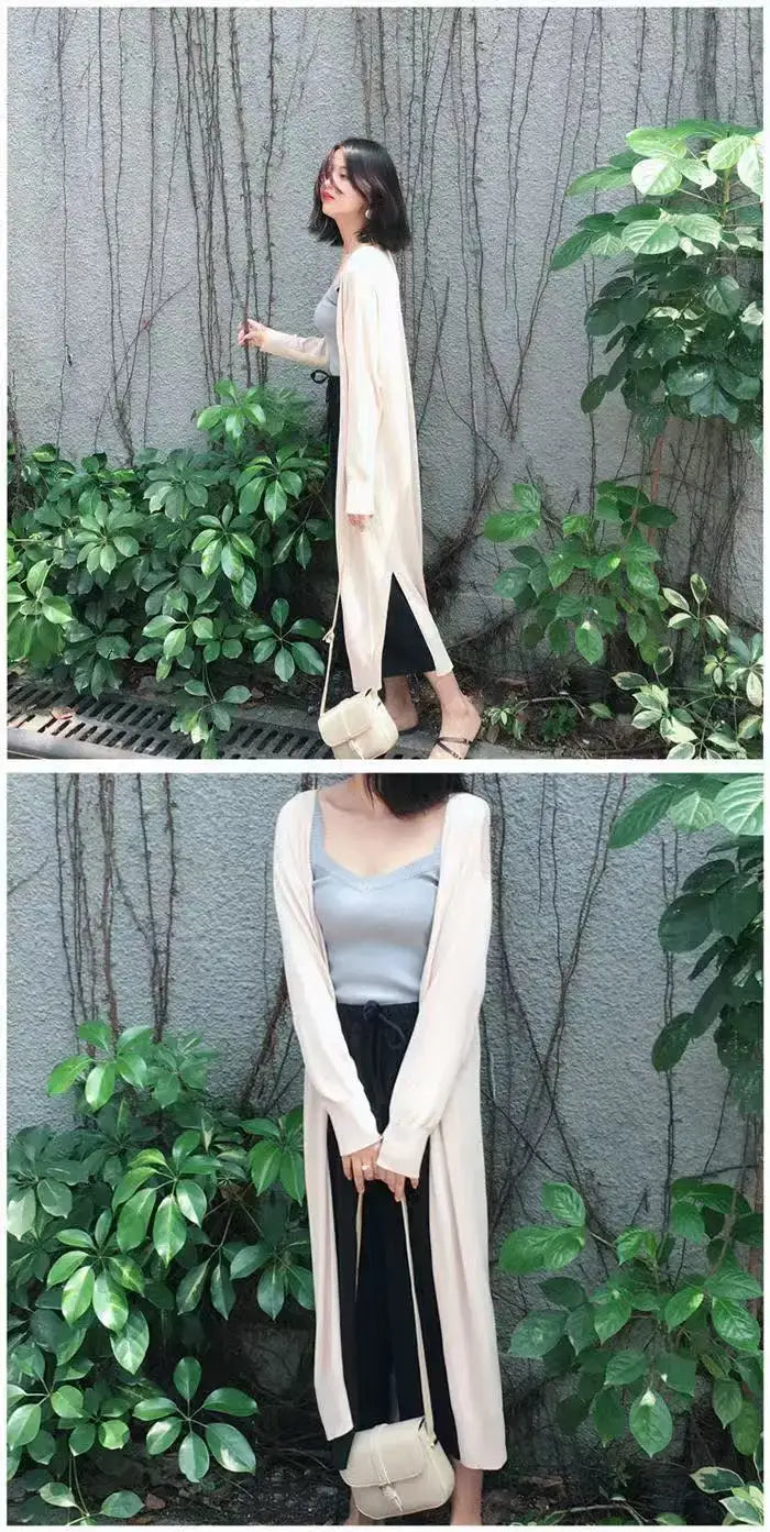 Women Plus Size Summer Knit Cardigan