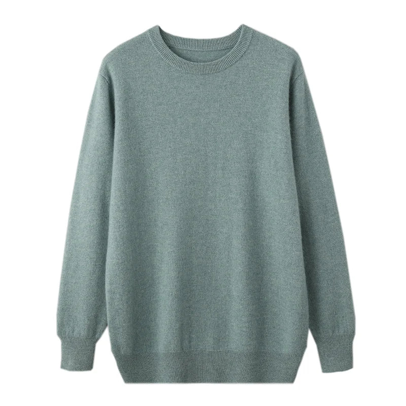 Men's Merino Wool Round Neck Sweater