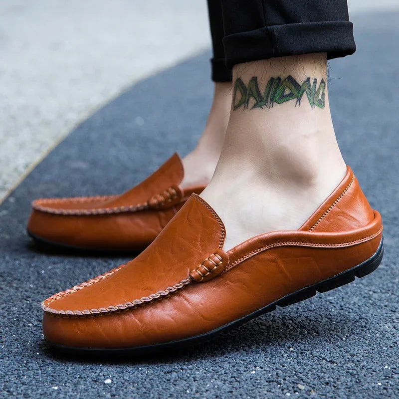Men Genuine Leather Casual Loafers