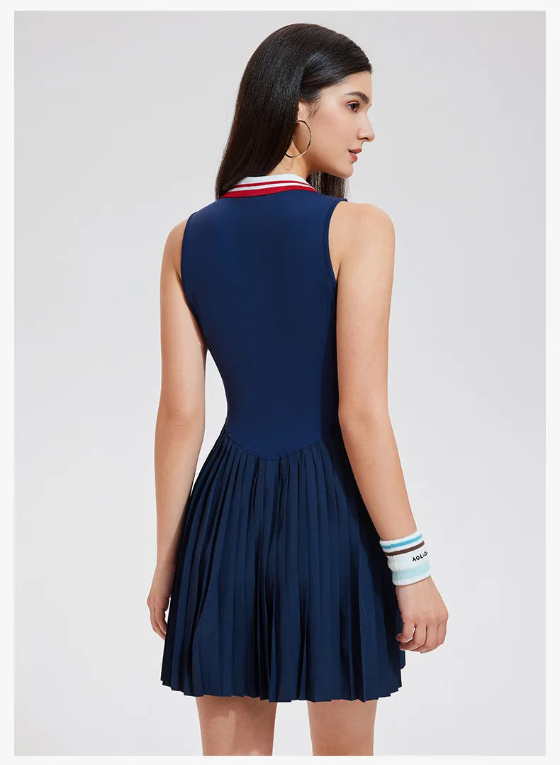 فستان بولو تنس جولف نسائي