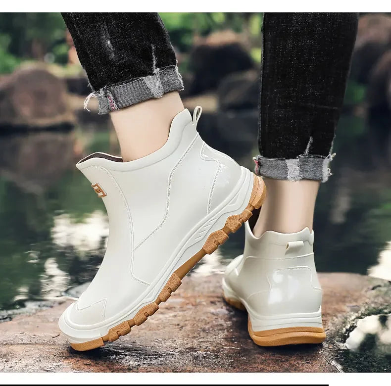Men’s Casual Ankle Rain Boots 2025