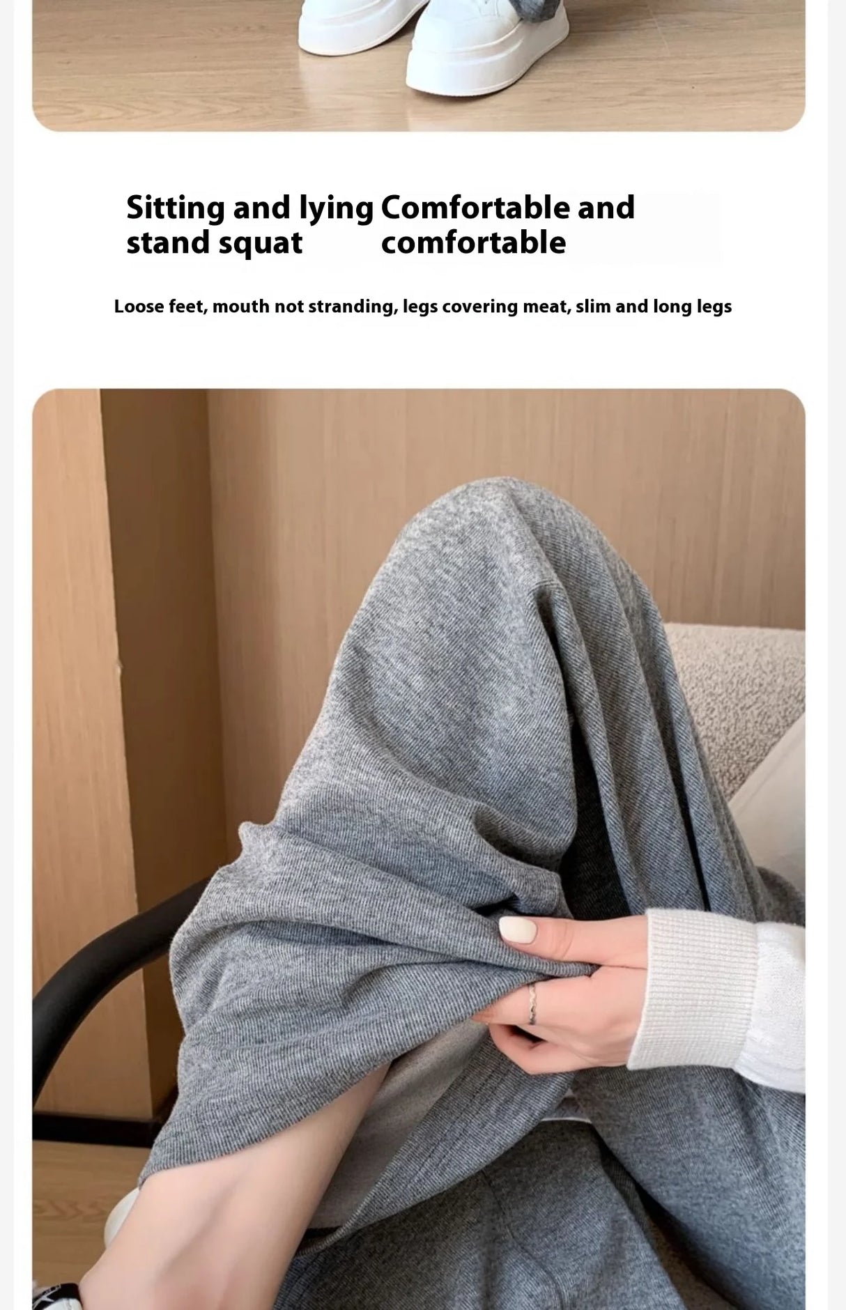 Wide-Leg Low-Waist Maternity Pants