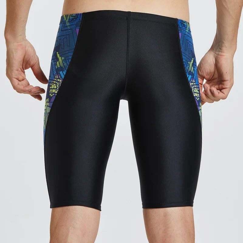 ملابس سباحة رجالية تنافسية بمقاسات كبيرة