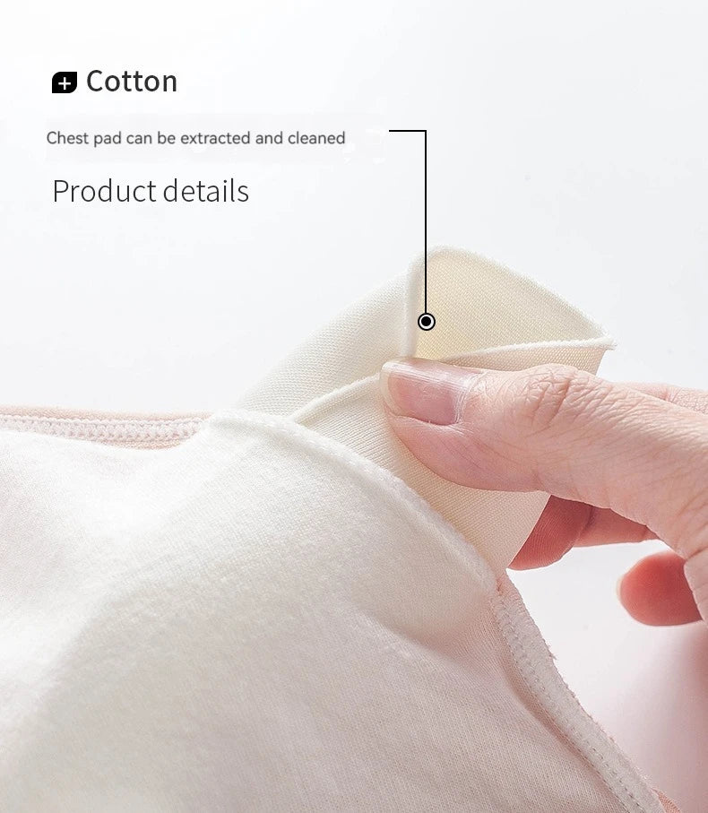 حمالة صدر نسائية من القطن بإبزيم أمامي