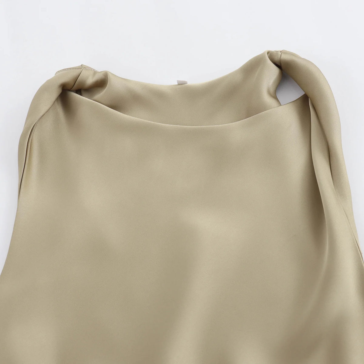 Luxe Satin Midi Elegance Dress