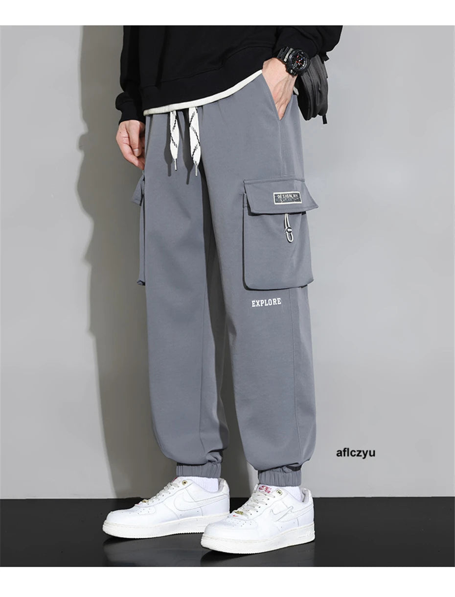 Men's Plus Size 8XL Jogger Pants – Casual Streetwear