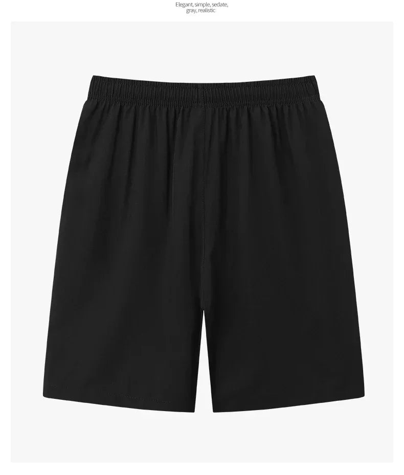 Men's Plus Size Casual Ice Silk Shorts 7XL–8XL Quick Dry