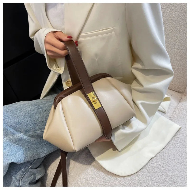Elegant Leather Crossbody Handbag