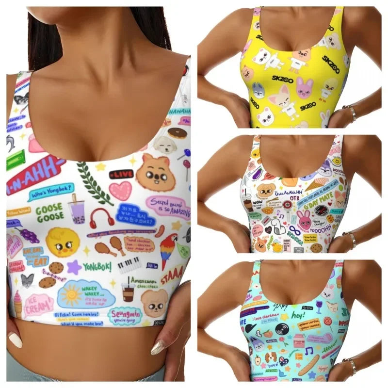 Sparkling Rhinestone Backless Camisole Tank