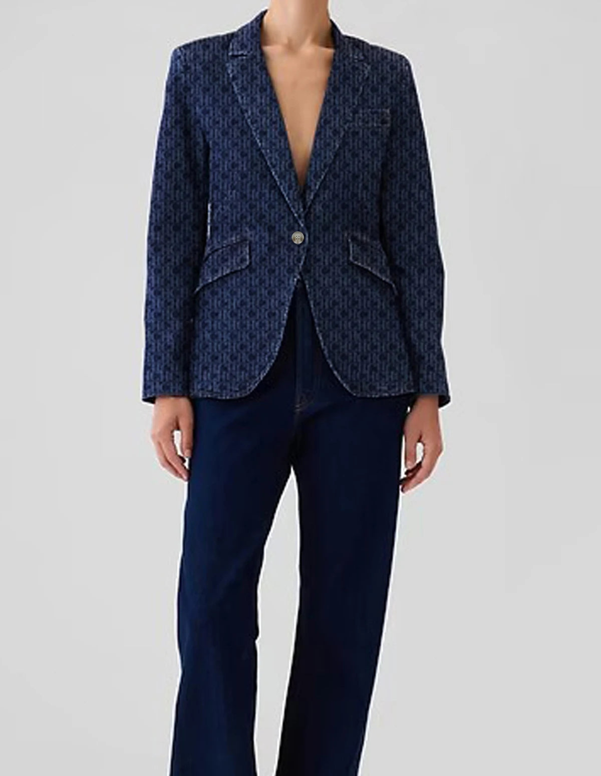 معاطف جينز نسائية أنيقة مع جيوب