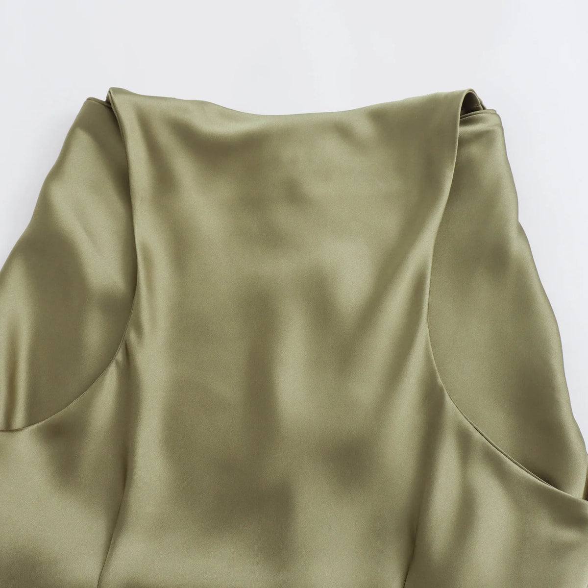Luxe Satin Midi Elegance Dress