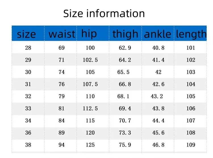 بنطلون جينز رجالي مستقيم بتصميم ريترو