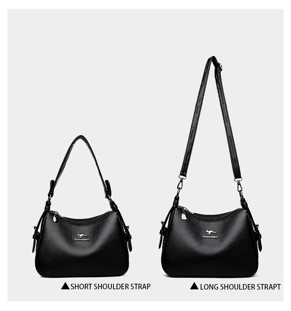 Minimalist Leather Shoulder Bag