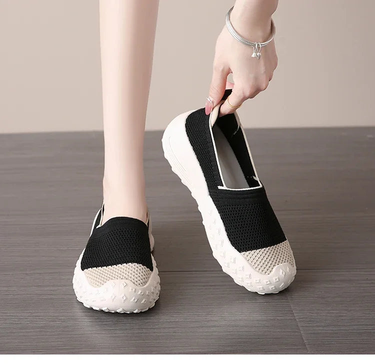 حذاء لوفرز شبكي محبوك سهل الارتداء - خفيف الوزن وجيد التهوية 2025