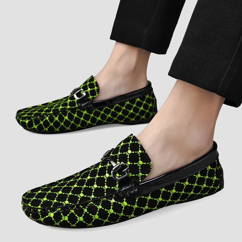 Men Breathable Handmade Leather Loafers