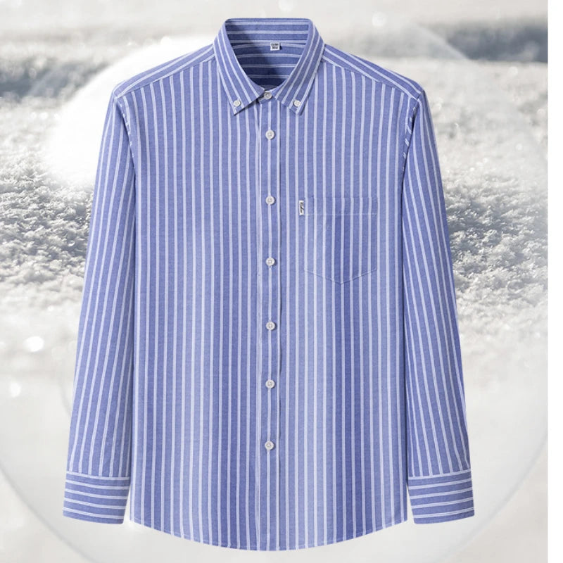 Men Striped Cotton Shirt