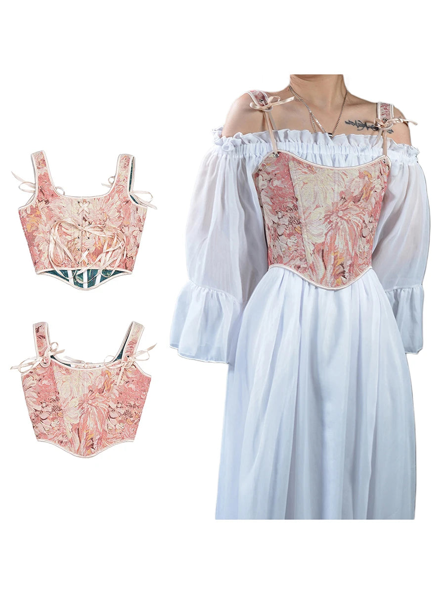 قميص داخلي نسائي مشد مزهر