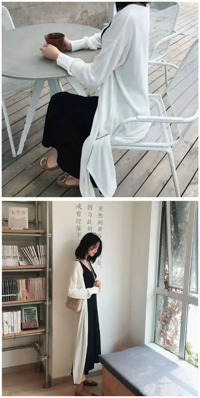 Women Plus Size Summer Knit Cardigan