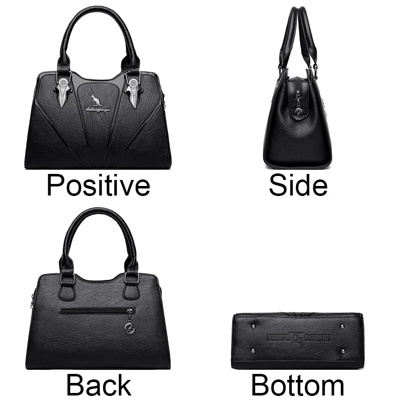 Classic Leather Crossbody Bag
