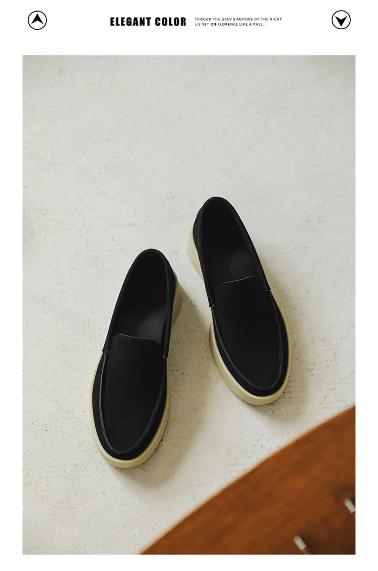 Men Suede Lightweight Driving Loafers