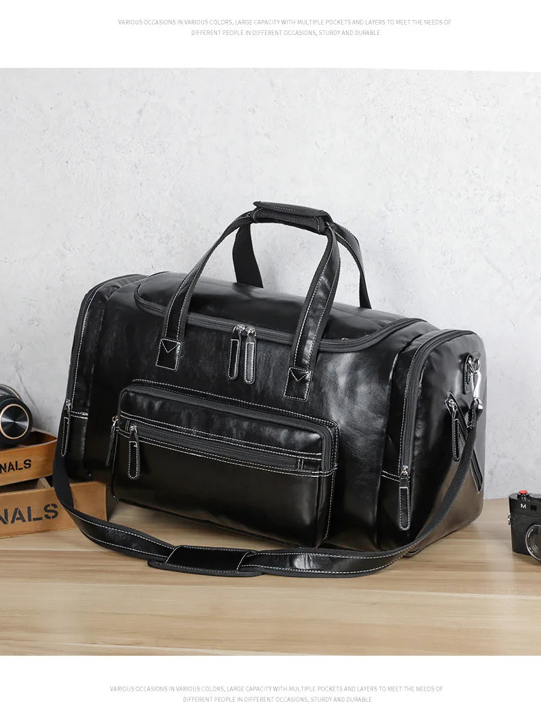 Premium Leather Travel Bag