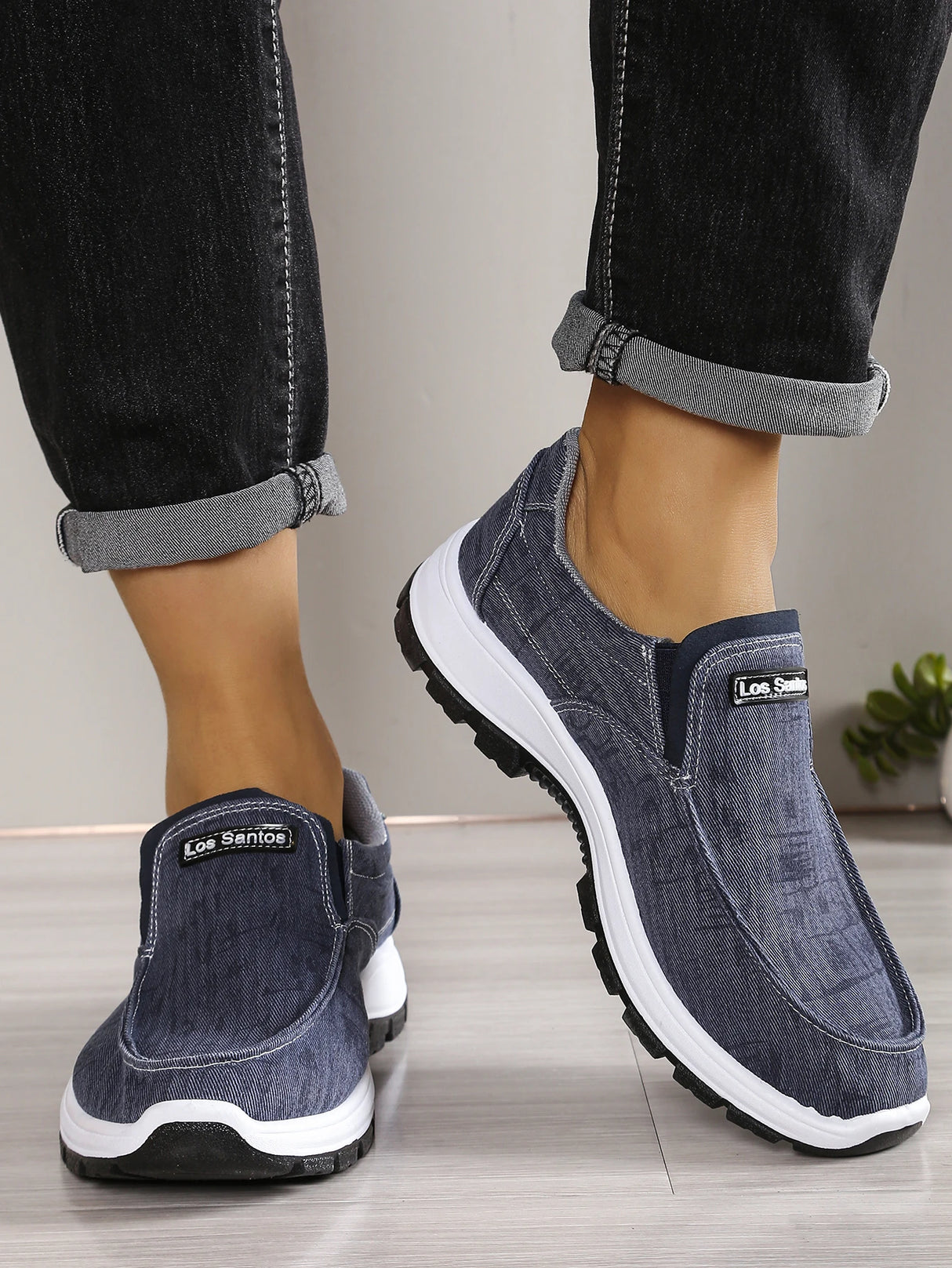 Men Fabric Casual Canvas Sneakers
