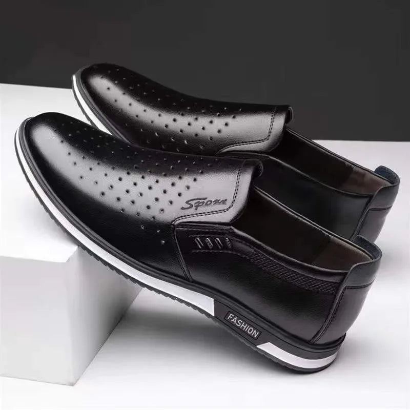 Men Luxury Leather Driving Shoes