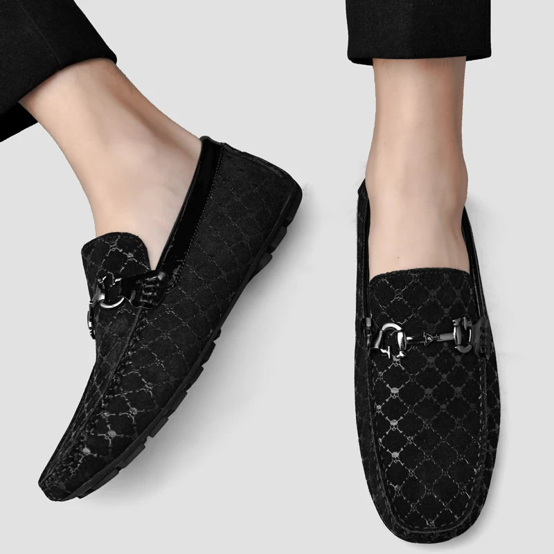 Men Breathable Handmade Leather Loafers