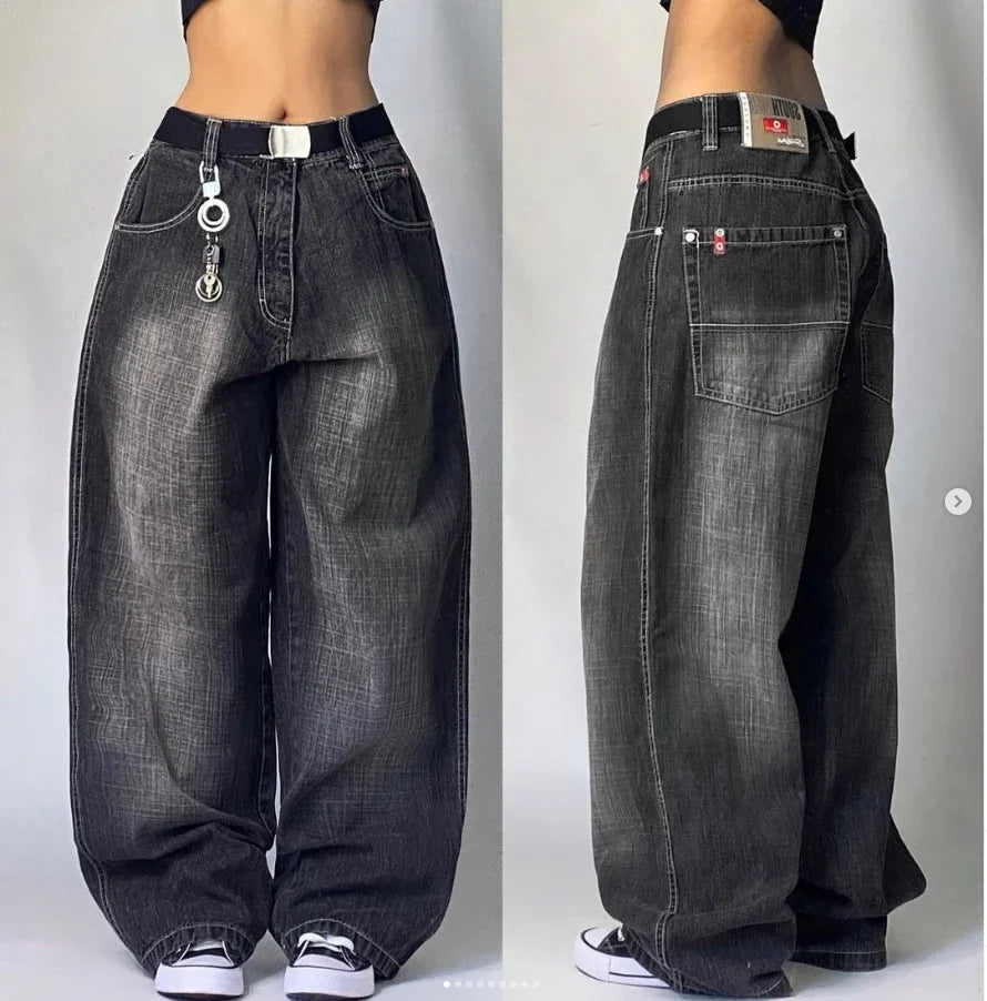 Retro Y2K Straight Baggy Denim Jeans