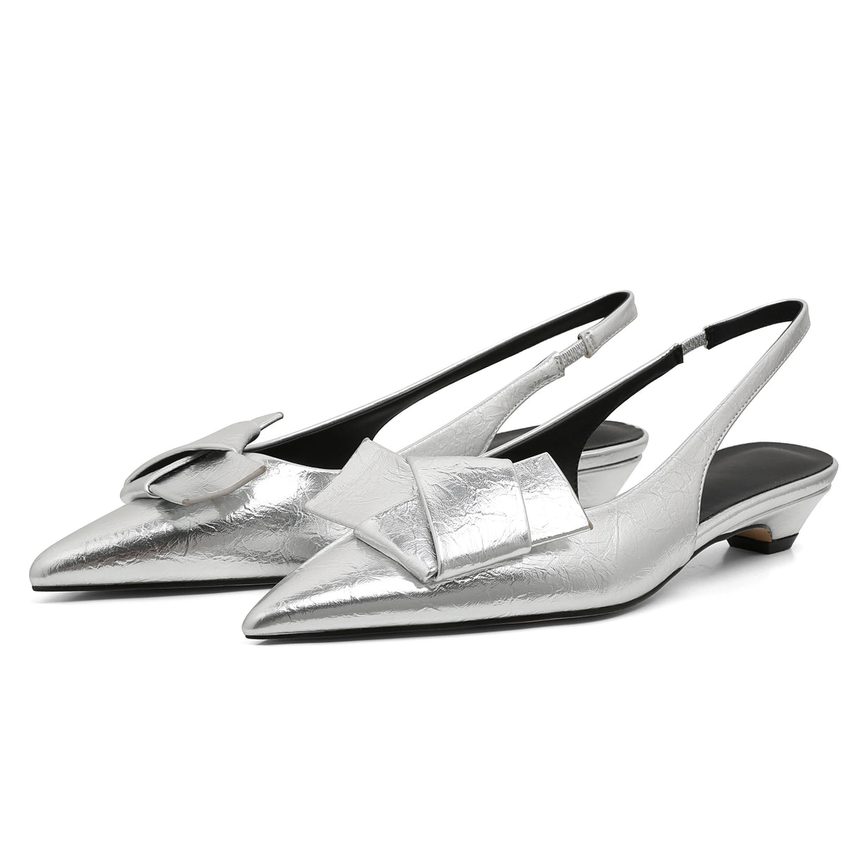 حذاء باليه جيلي فلات نسائي بمقدمة مربعة