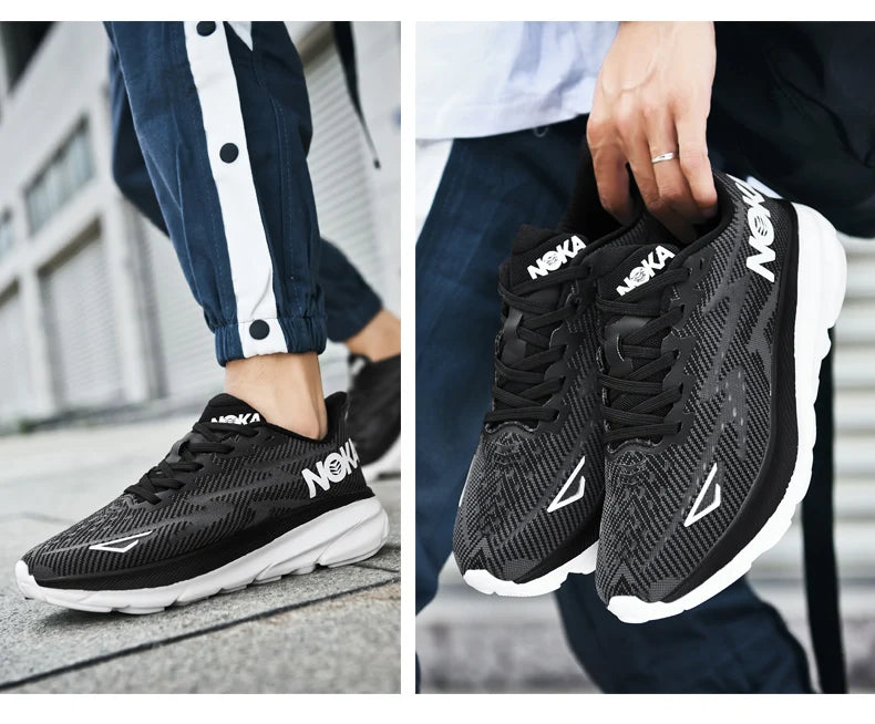 حذاء رياضي رجالي للجري مزود بوسادة هوائية