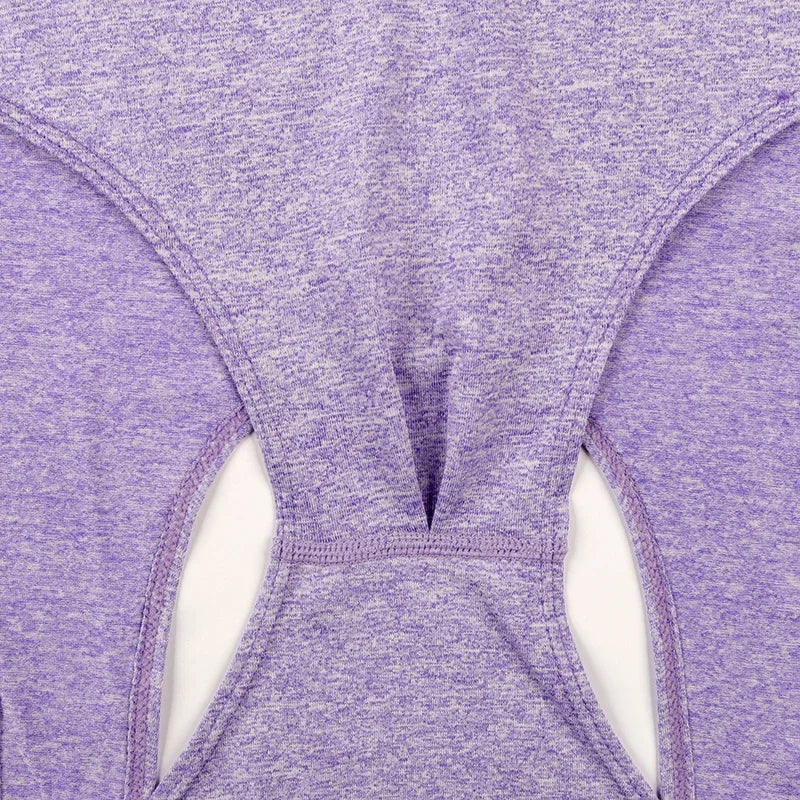 بلوزة يوجا نسائية بدون أكمام بتصميم Racerback